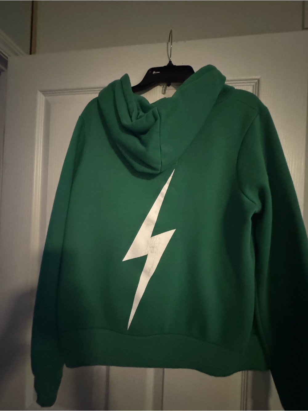 Aviator Nation Green Hoodie with Yellow Accent